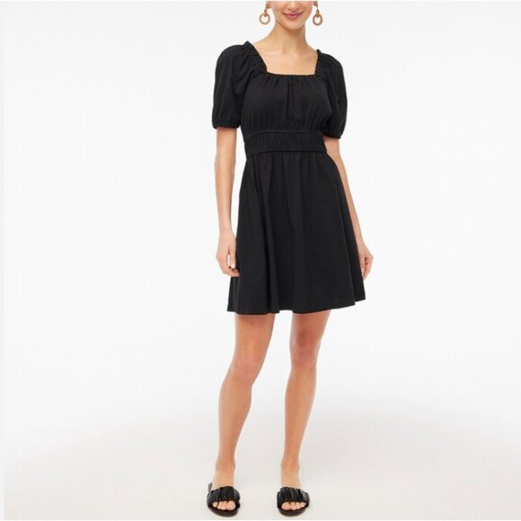 Blue J Crew Factory Knit Squareneck Mini Dress - Picture 9 of 11